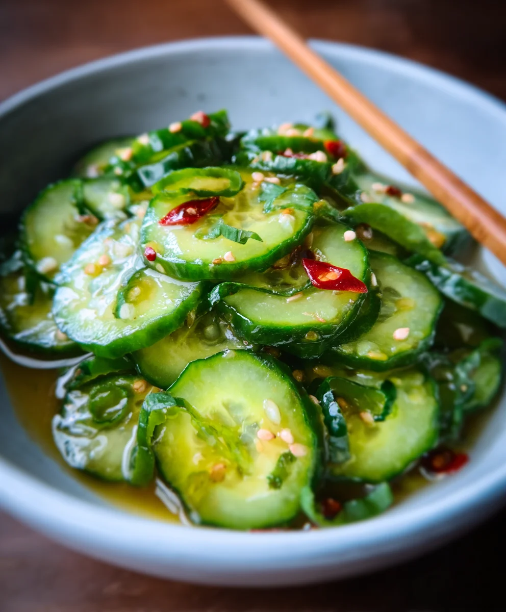 Easy Asian Cucumber Salad - Quick & Refreshing Recipe