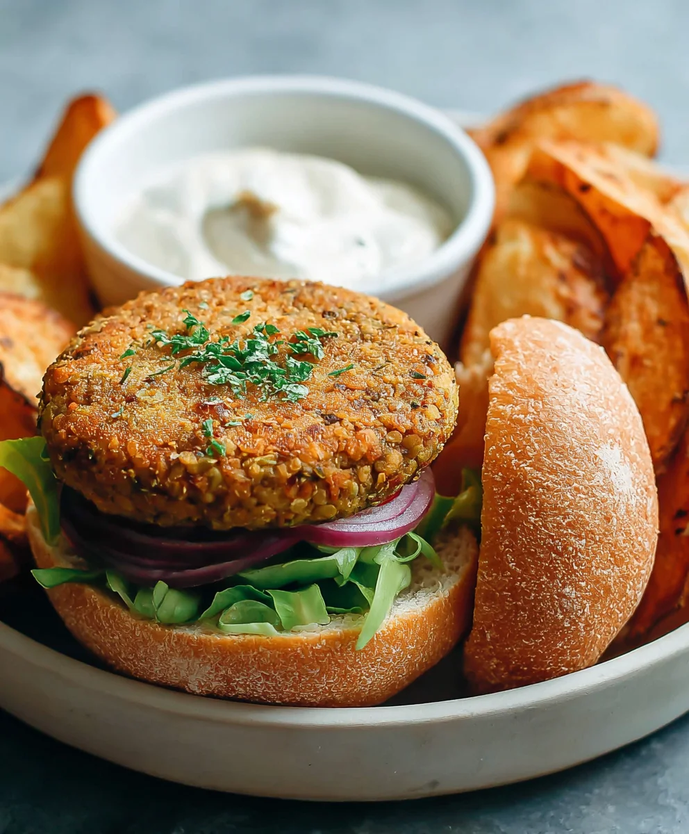 Easy Lentil Burgers Quick Delicious Recipe
