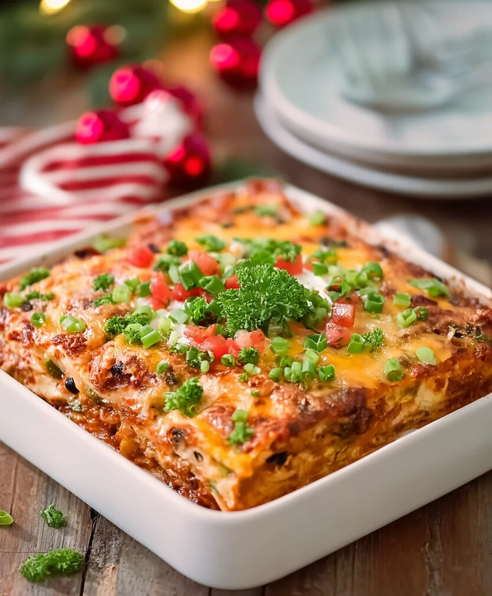 Easy Veggie Mexican Lasagna Recipe-Flavorful Dinner