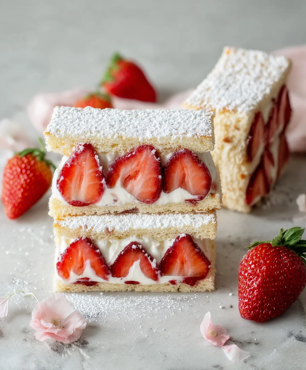 Easy Strawberry Cream Sandwiches Recipe Delight