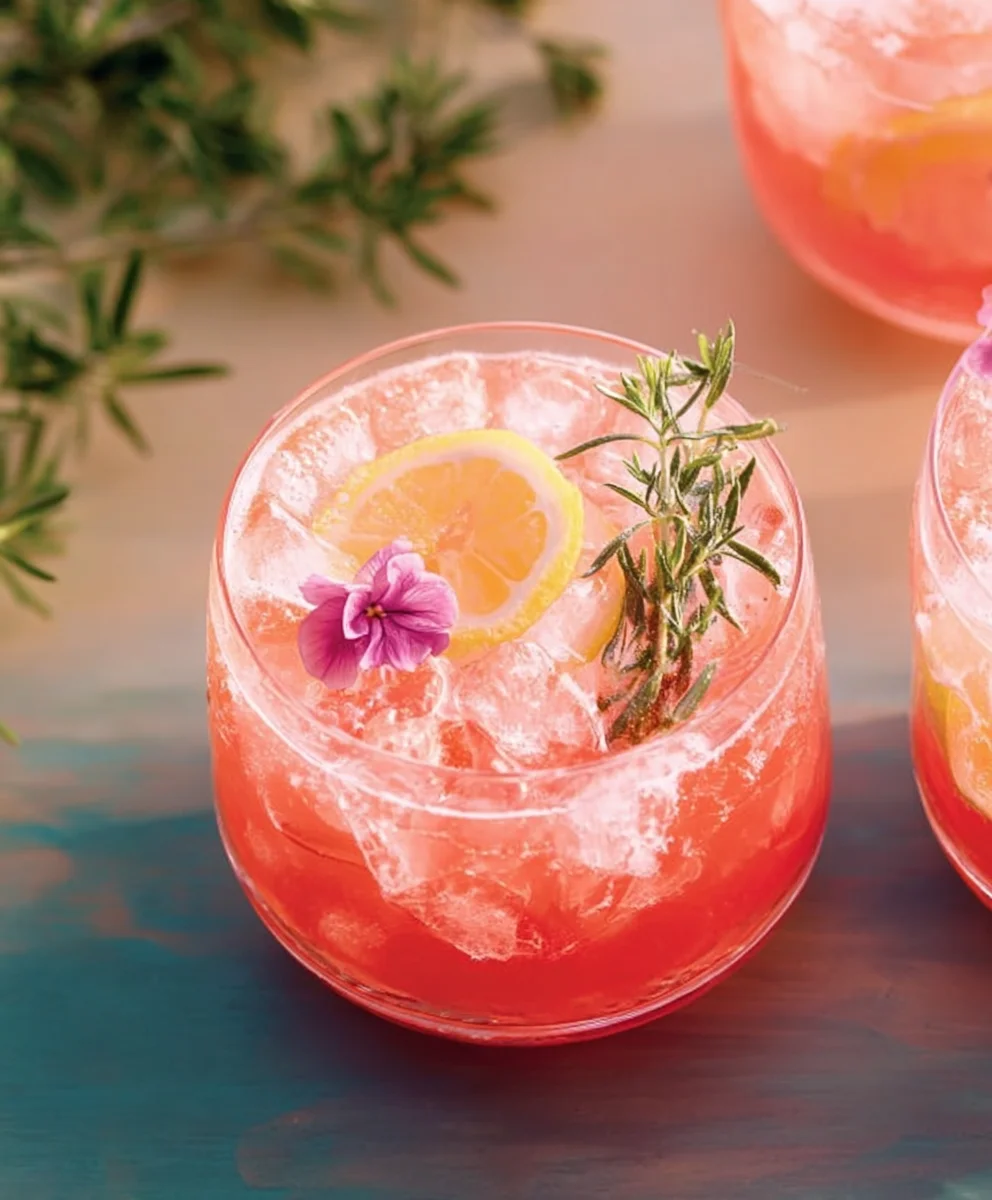 Refreshing Pink Lemonade Drink-Non-Non-Non-Alcoholic Alternativeic Sip