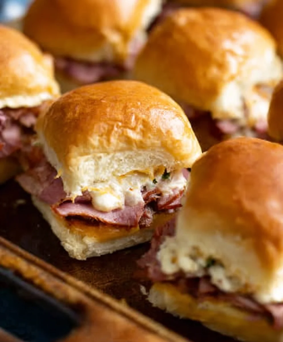 Mississippi Sin Beef Beef Ham Sliders-Easy Appetizer