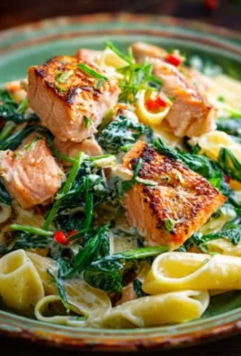 Salmon Spinach Pasta Dish: A Delicious and Nutritious Recipe to Try Today