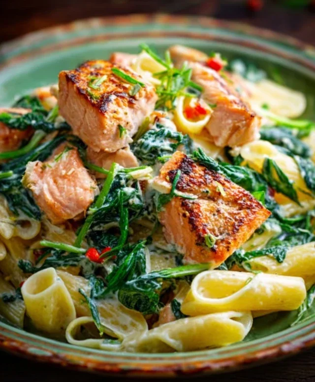 Salmon Spinach Pasta Dish: A Delicious and Nutritious Recipe to Try Today