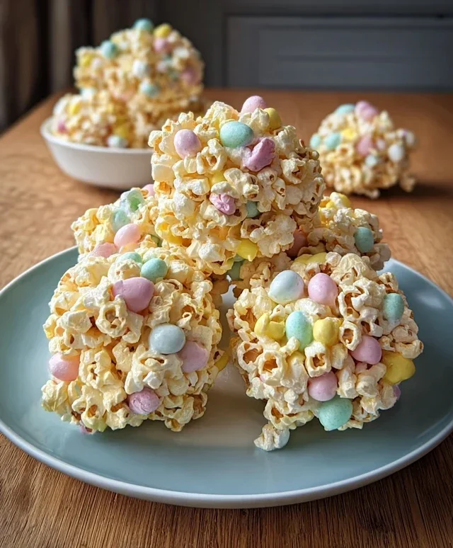 Easter Popcorn Balls