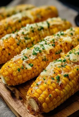 Cheesy Garlic Butter Corn on the Cob