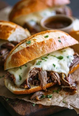 Crockpot French Dip Sandwiches