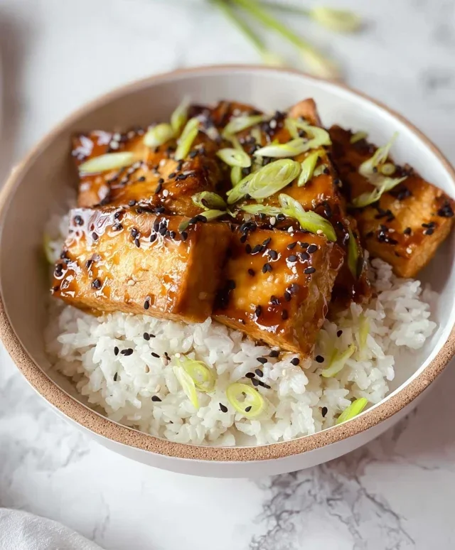 Honey Garlic Tofu