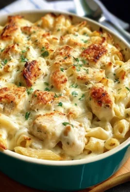 Chicken Alfredo Bake