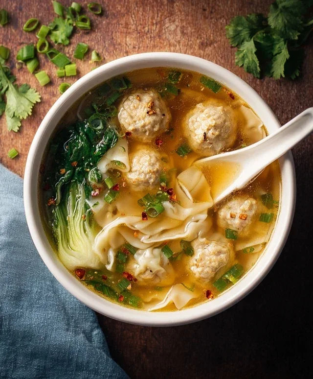 Naked Wonton Soup
