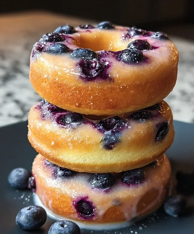 Keto Blueberry Donuts