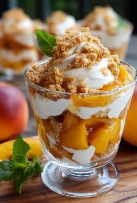 Classic Peach Cobbler Parfait