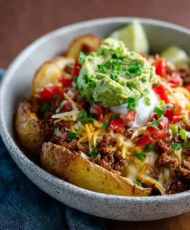 Loaded Potato Taco Bowl