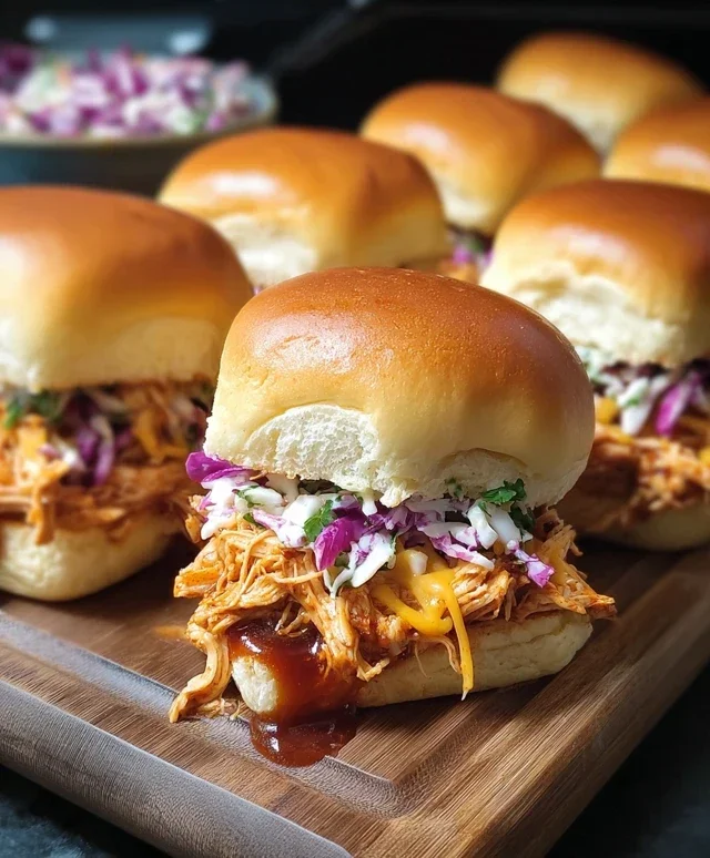 BBQ Chicken Sliders