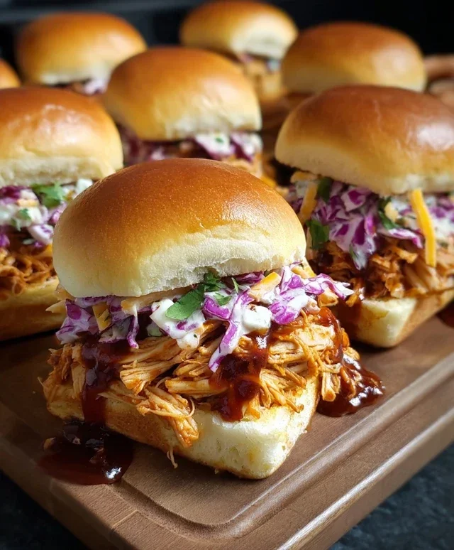 BBQ Chicken Sliders