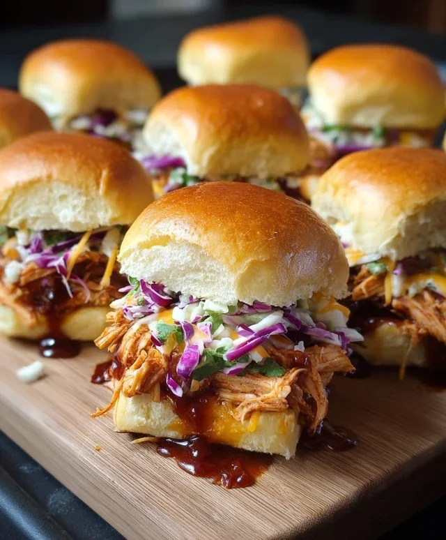 BBQ Chicken Sliders