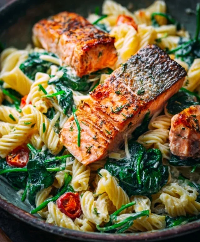 Salmon Spinach Pasta Dish: A Delicious and Nutritious Recipe to Try Today