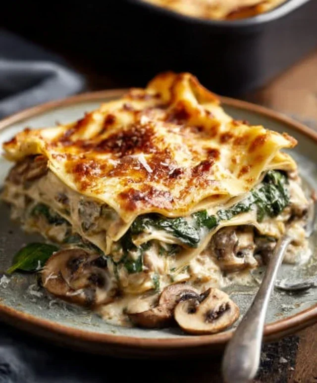 Mushroom And Spinach Lasagna Recipe