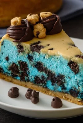 Cookie Monster Cheesecake
