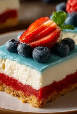 No Bake Patriotic Cheesecake