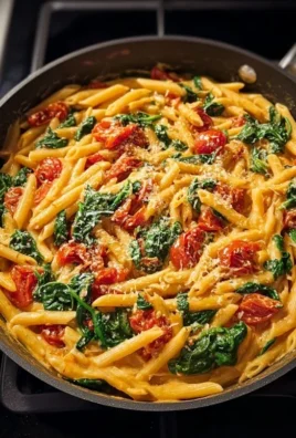 One-Pot Spinach Tomato Pasta