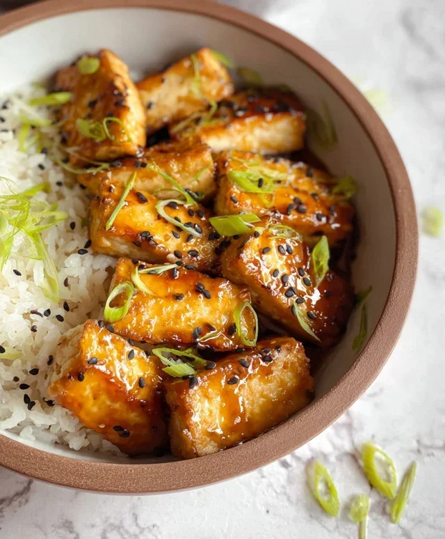 Honey Garlic Tofu
