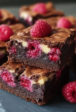 Raspberry Swirl Brownies