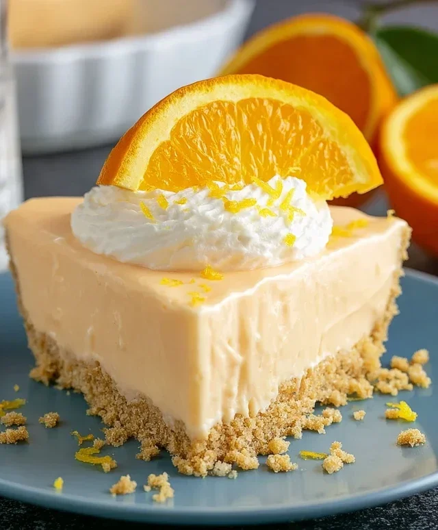 Orange Creamsicle Pie