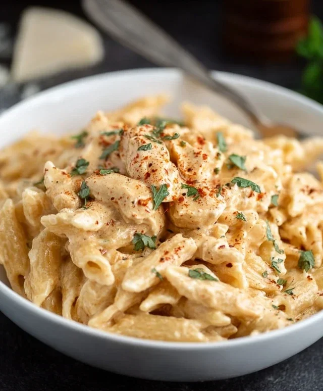 Crock Pot Creamy Cajun Chicken Pasta