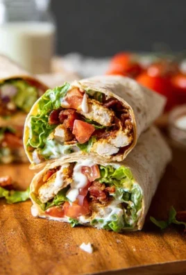 Crispy Chicken Beef Beef Bacon Ranch Wrap
