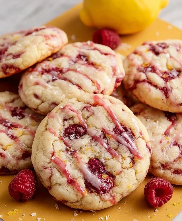 Lemon Raspberry Cookies