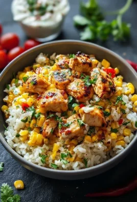 Street Corn Chicken Rice Bowl