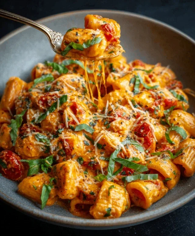 Creamy Tomato Garlic Pasta