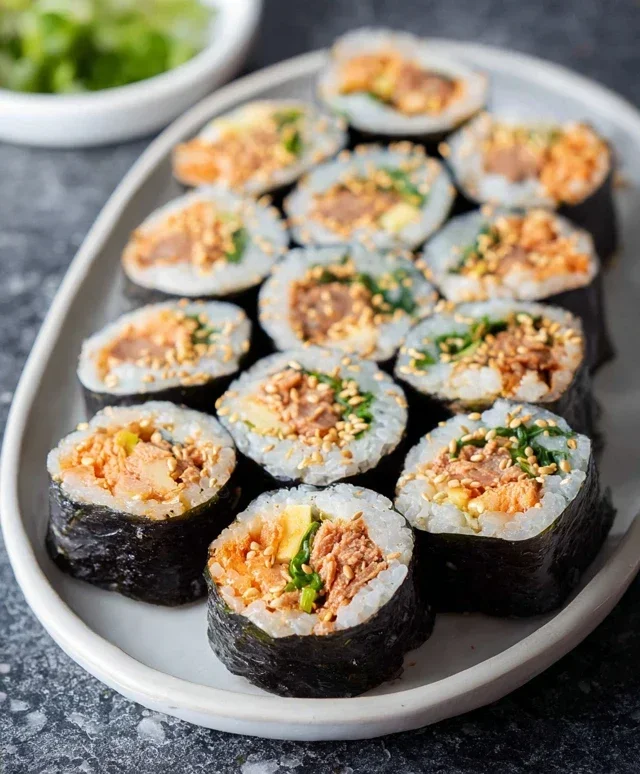Easy 15-min. Spicy Tuna Kimbap