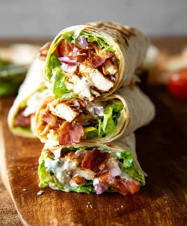 Crispy Chicken Beef Beef Bacon Ranch Wrap