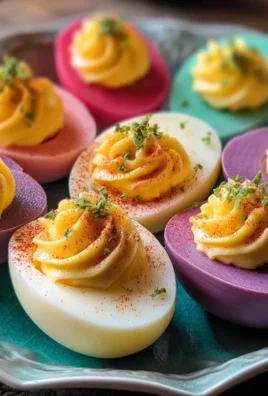 Colored Deviled Eggs