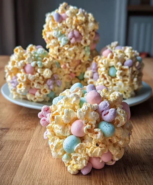 Easter Popcorn Balls