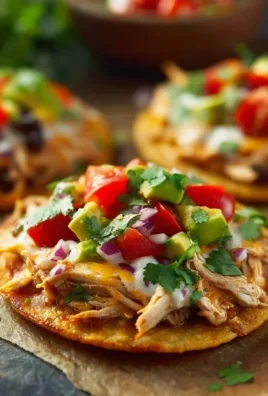 Mexican Rotisserie Chicken Tostadas