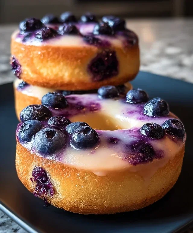 Keto Blueberry Donuts
