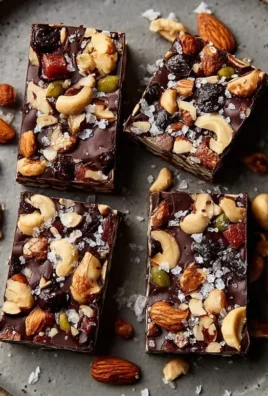Dark Chocolate and Sea Salt Nut Bars