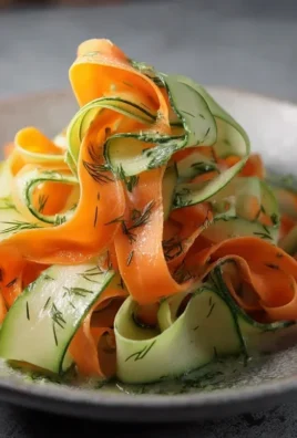 Carrot and Cucumber Ribbon Salad