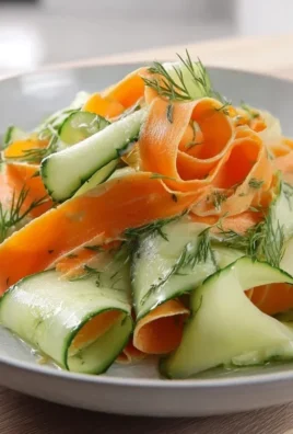 Carrot and Cucumber Ribbon Salad