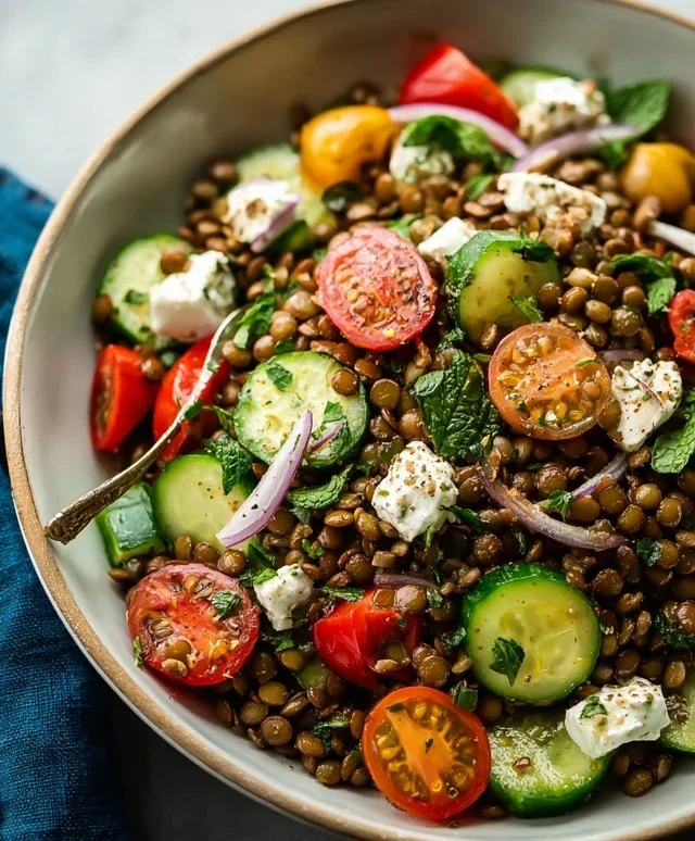 Mediterranean Lentil Salad