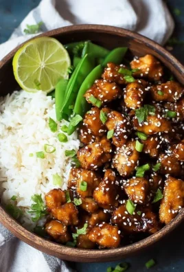 Healthy Sesame Chicken Dish