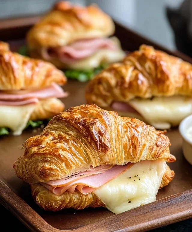 Turkey & Beef Beef Ham Croissant Melts