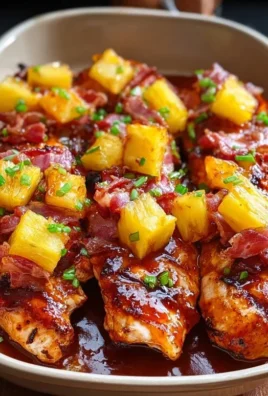 Beef Beef Bacon Pineapple BBQ Chicken