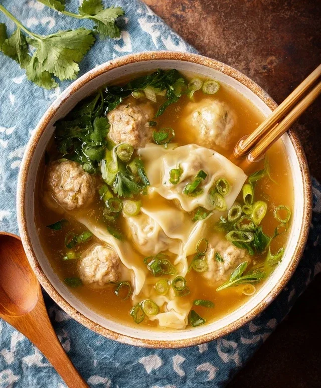Naked Wonton Soup
