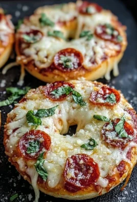 Giant Pizza Bagels
