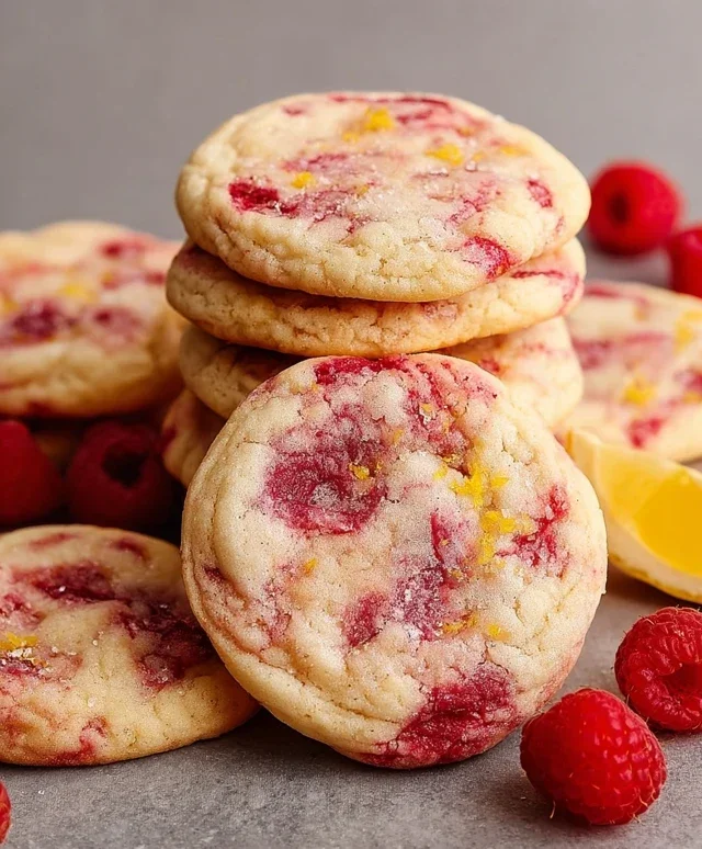 Lemon Raspberry Cookies