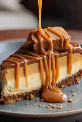 Cookie Butter Caramel Cheesecake